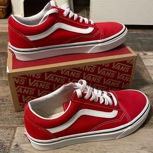 Old school red vans